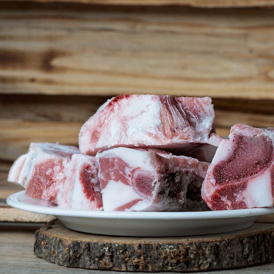 Barfgold Kalbsbrustbein-Knochen, kleine Stücke 1000g